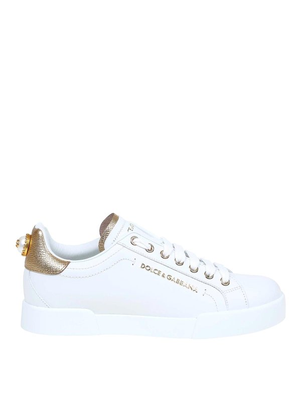 DOLCE & GABBANA: sneakers - Dolce & Gabbana Sneakers Portofino In Pelle