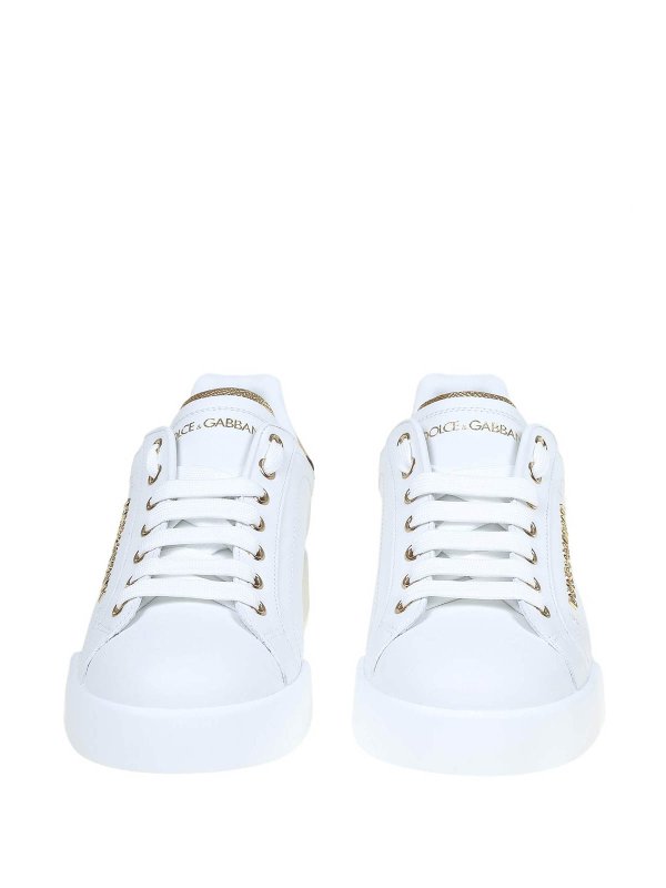 The Best Shops DOLCE & GABBANA: sneakers - Dolce & Gabbana Sneakers Portofino In Pelle
