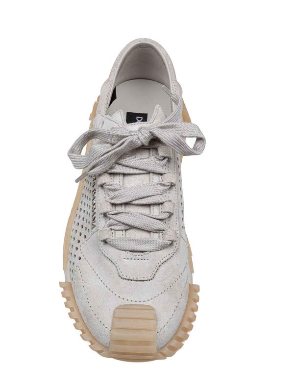The Best Shops DOLCE & GABBANA: trainers - Dolce & Gabbana Sneakers NS1 suede gray color