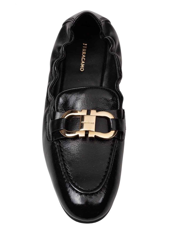 The Best Shops FERRAGAMO: Mocassini e slippers - Mocassino Jodie In Pelle Colore Nero