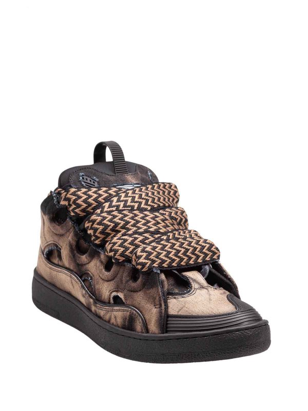 LANVIN: Chaussures de sport online - Baskets - Denim