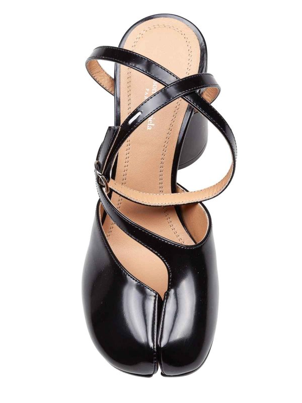 The Best Shops Maison Margiela: court shoes - Pump Tabi 80mm in black leather