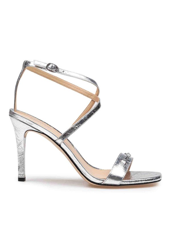 MICHAEL KORS: サンダル - サンダル - 銀