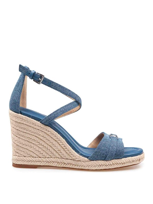 MICHAEL KORS: サンダル - サンダル - ミディアムウォッシュ