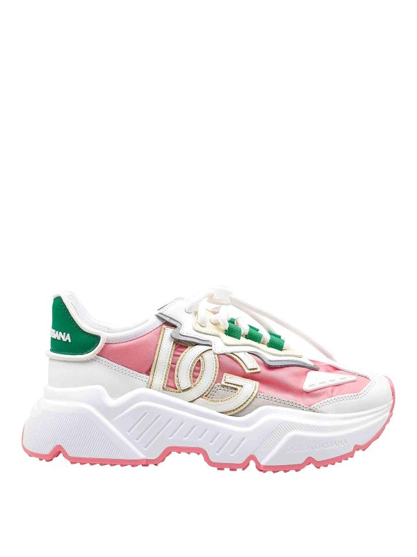 DOLCE & GABBANA: Chaussures de sport - Baskets - Blanc