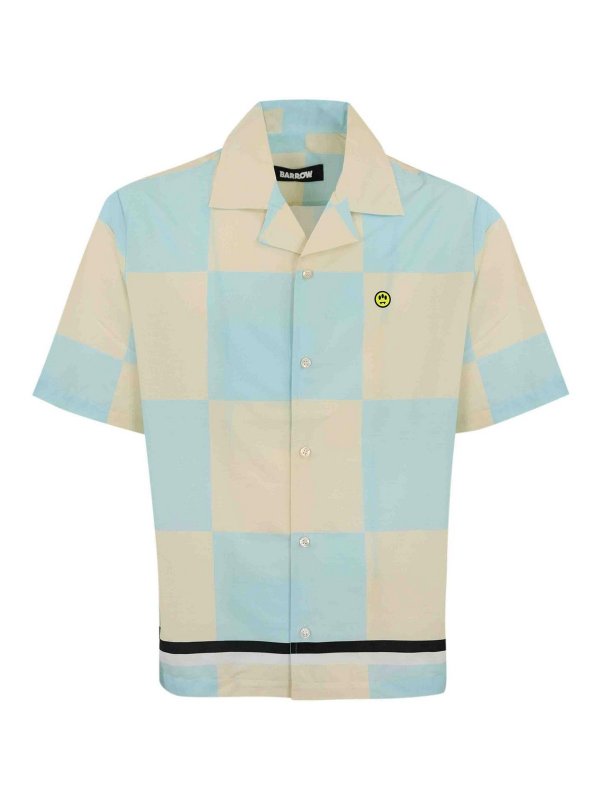 BARROW: shirts - Checked Cotton Shirt