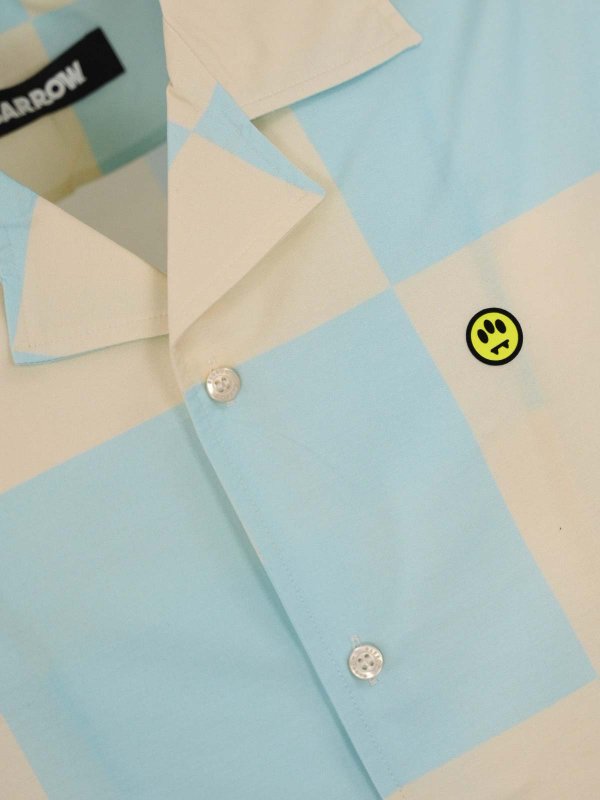 The Best Shops BARROW: shirts - Checked Cotton Shirt