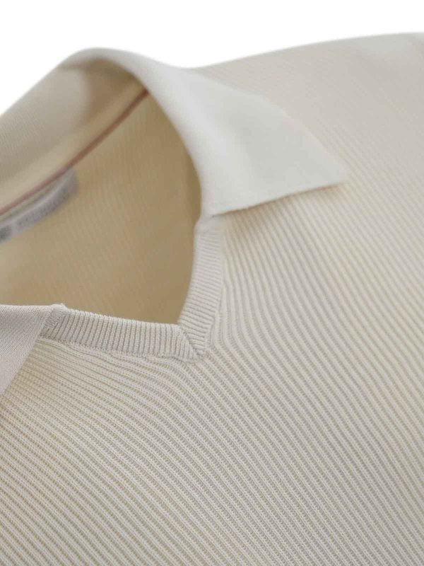 The Best Shops BRUNELLO CUCINELLI: polo shirts - Cotton Polo Shirt