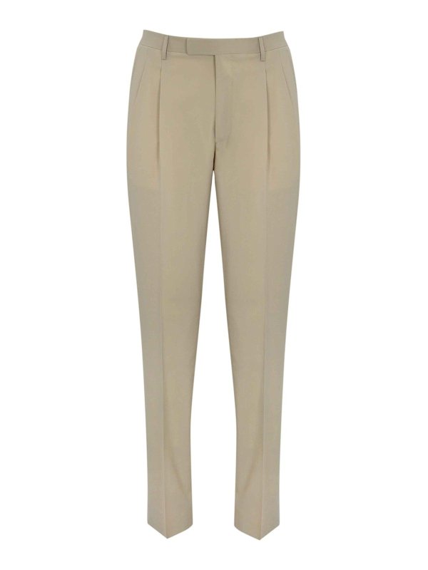 CORNELIANI: Pantalons casual - Pantalons Décontractés - Beige