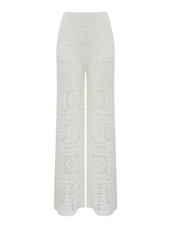 D.EXTERIOR: pantaloni casual - Pantaloni patchwork di cotone