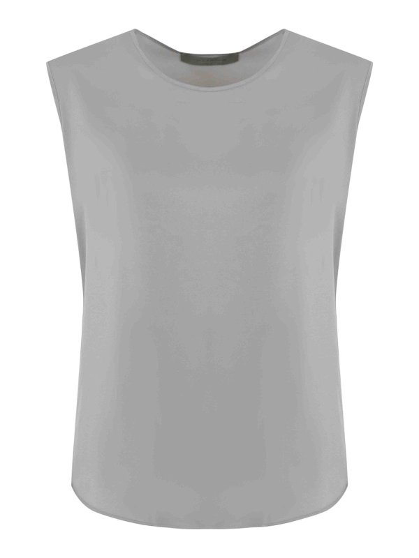 D.EXTERIOR: Tops & Tank tops - Fluid Satin Tank Top