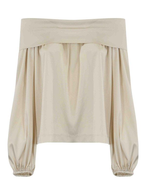 D.EXTERIOR: Blusen - Bluse - Grau