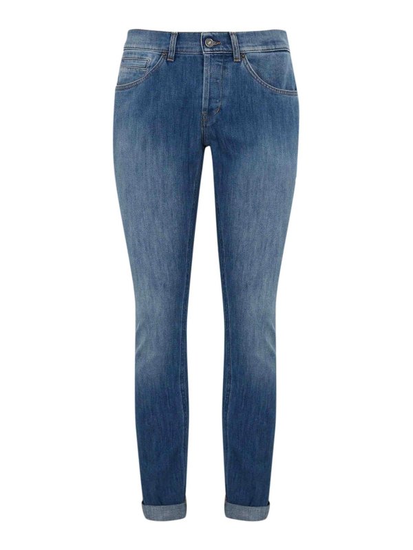 DONDUP: bootcut jeans - George Jeans In Denim