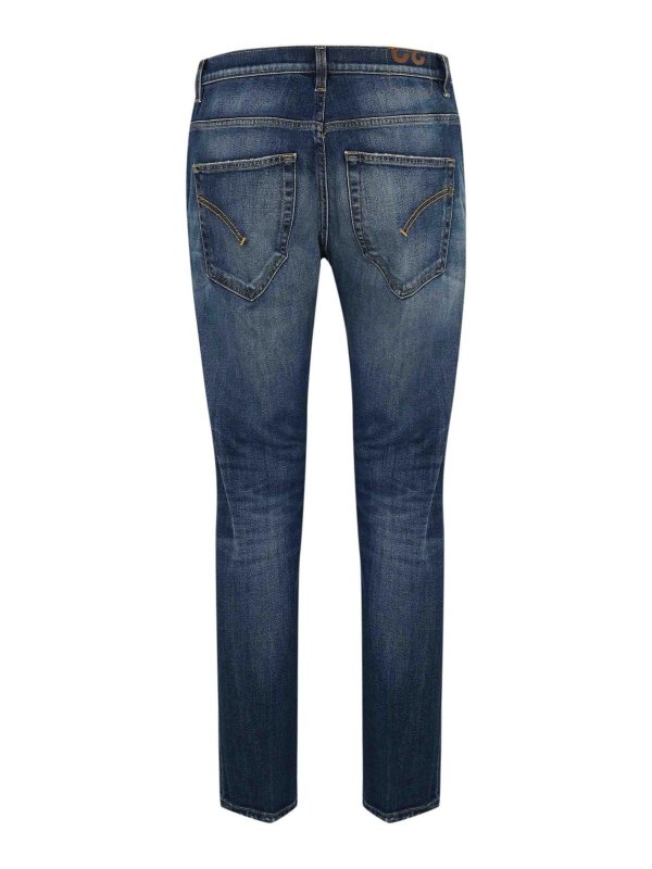 DONDUP: straight leg jeans online - Blue Denim Trousers