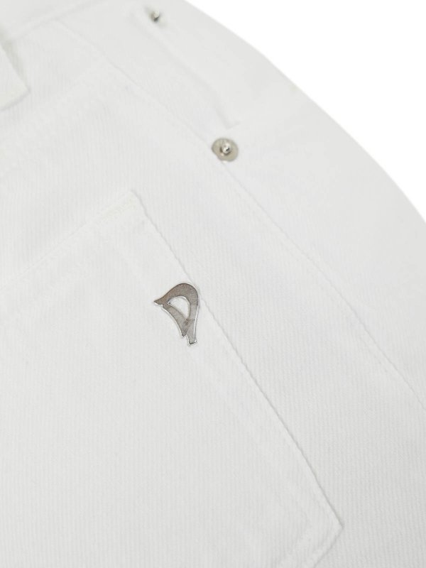 The Best Shops DONDUP: casual trousers - Bessie Loose Trousers In Bull Cotton