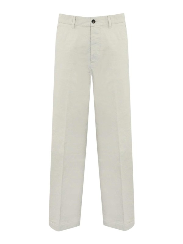 DSQUARED2: casual trousers - Icon Summer Loose Chino Trousers