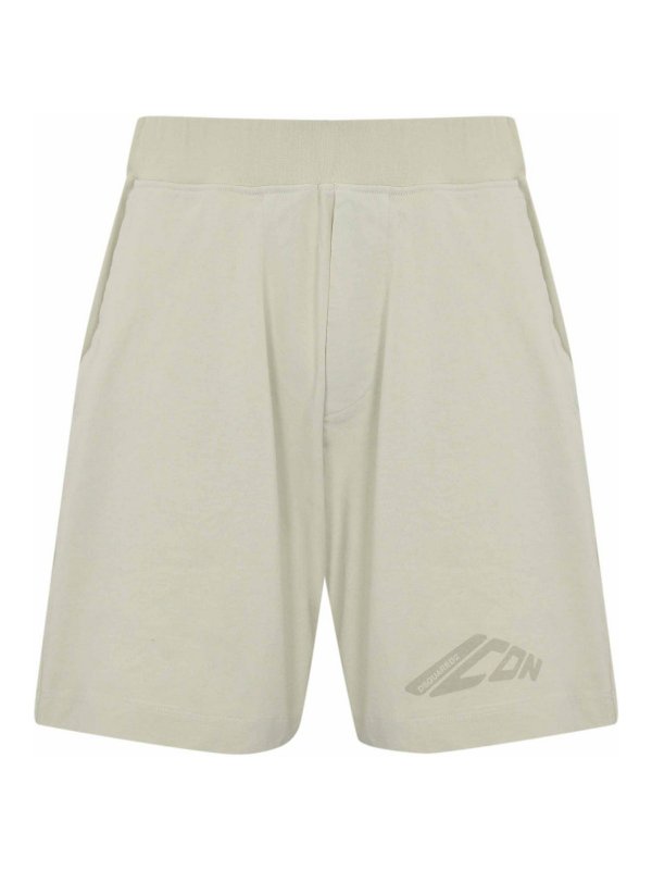 DSQUARED2: Trousers Shorts - Cotton Bermuda Shorts