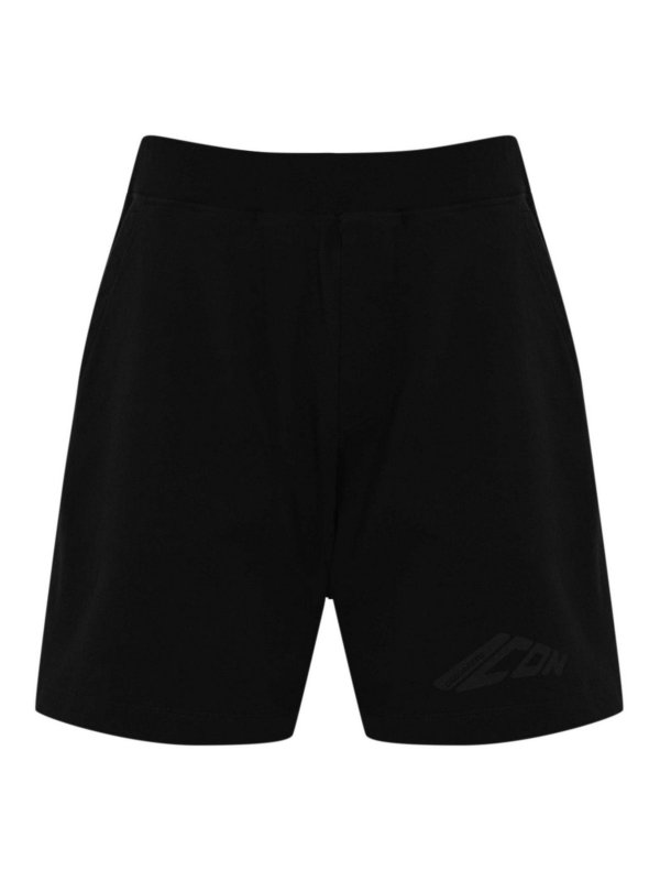 DSQUARED2: pantaloni shorts - Shorts di bermuda di cotone