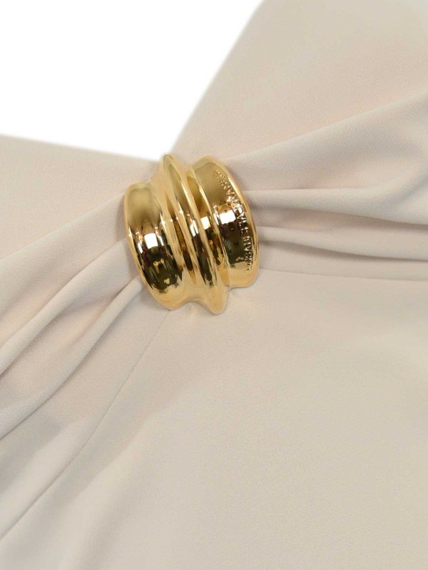 The Best Shops ELISABETTA FRANCHI: Vestidos media pierna - Vestido Midi - Crema