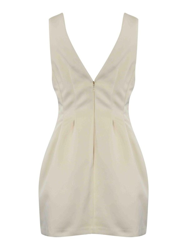 ELISABETTA FRANCHI: abiti al ginocchio online - Abito Duchessa con fiocco di paillettes