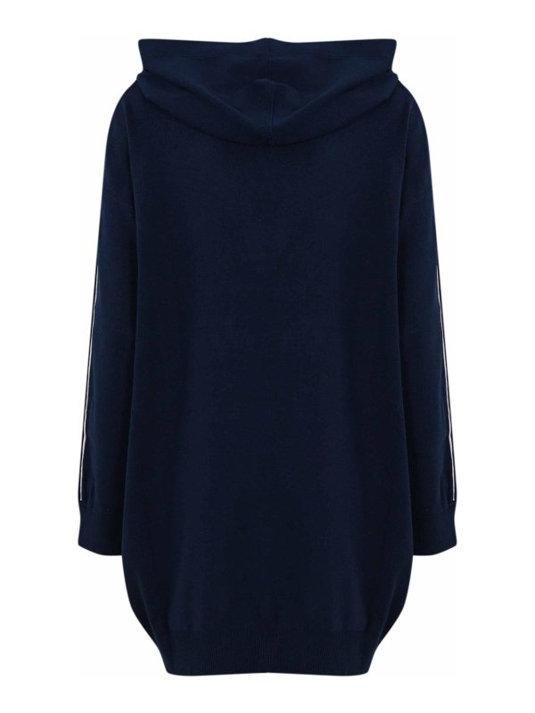 ELISABETTA FRANCHI: ニーレングスドレス online - 膝丈ドレス - ブルー