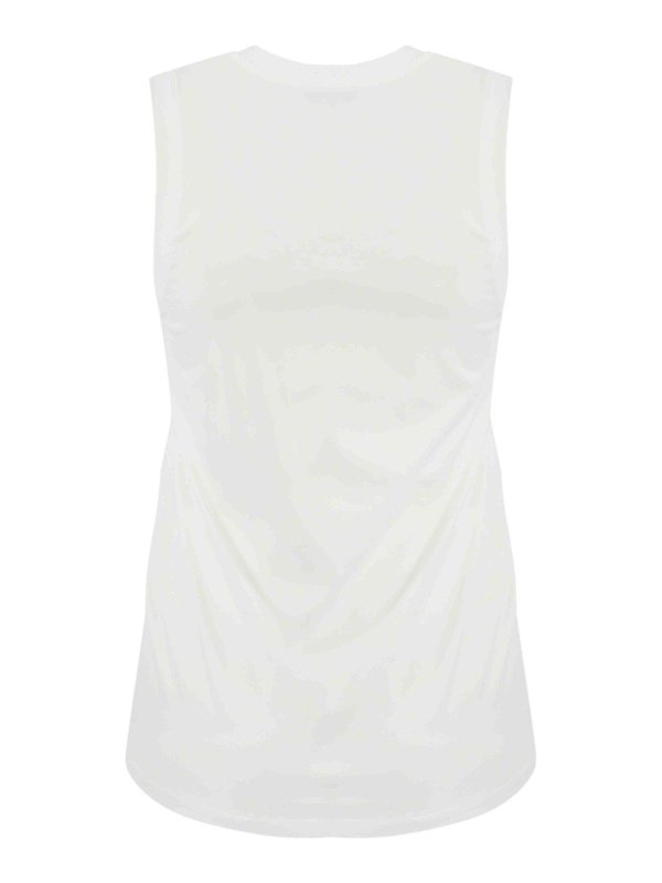 ELISABETTA FRANCHI: Tops & Tank tops online - Jersey Tank Top With Bows