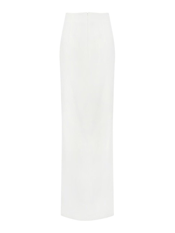 ELISABETTA FRANCHI: Faldas media pierna y semilargas online - Falda Semilarga - Blanco