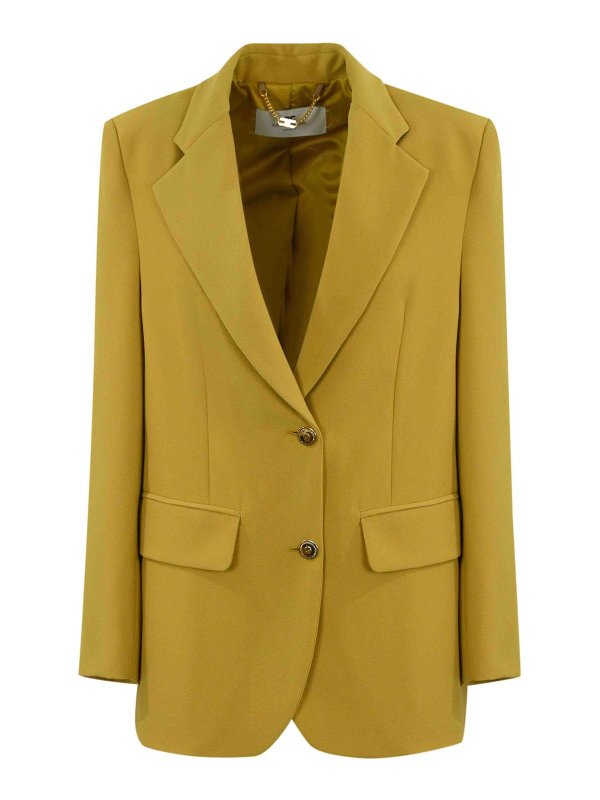 ELISABETTA FRANCHI: カジュアルジャケット - カジュアルジャケット - ダークオレンジ