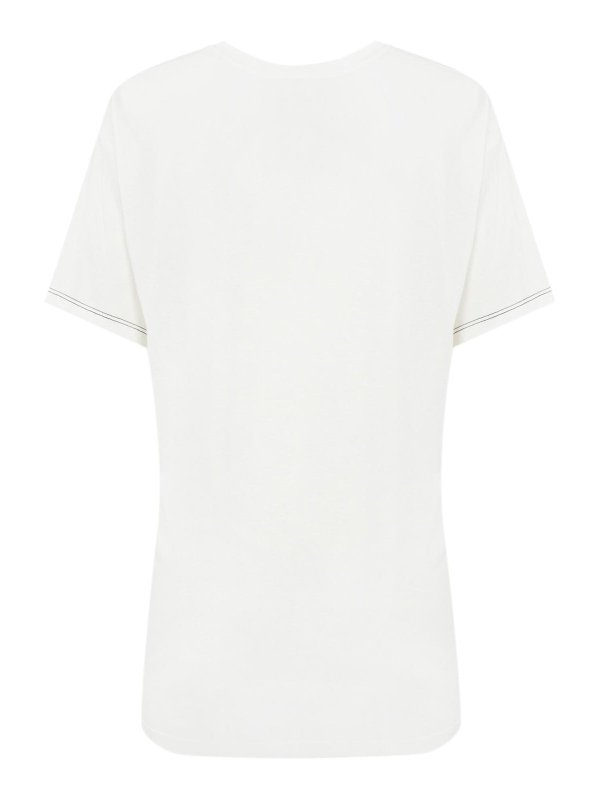 ELISABETTA FRANCHI: T-shirts online - T-Shirt - Weiß