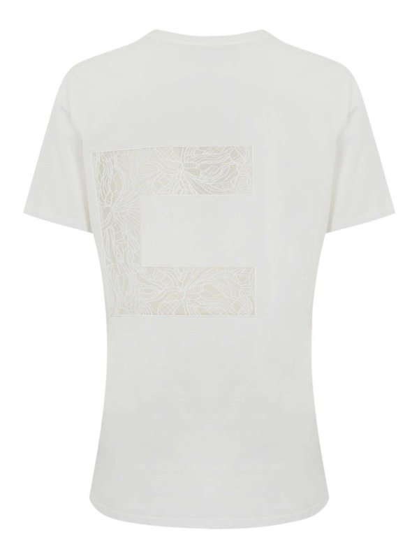 ELISABETTA FRANCHI: T-shirts online - T-Shirt - Blanc