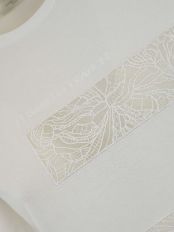 The Best Shops ELISABETTA FRANCHI: T-shirts - T-Shirt - Blanc