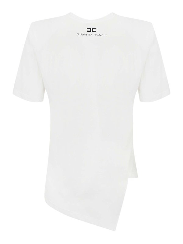ELISABETTA FRANCHI: T-shirts online - T-Shirt - Weiß