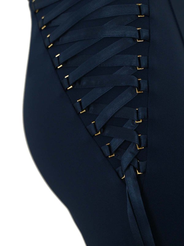 The Best Shops ELISABETTA FRANCHI: カジュアルトラウザー - カジュアルパンツ - ブルー