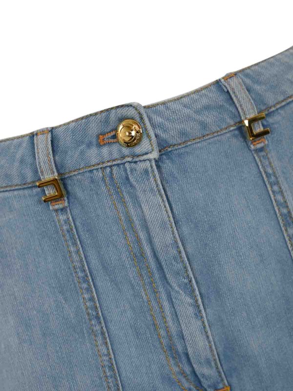 The Best Shops ELISABETTA FRANCHI: Bootcut - Bootcut Jeans - Blau