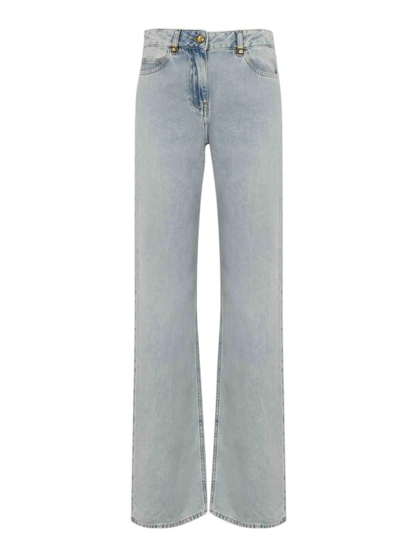 ELISABETTA FRANCHI: ブーツカットジーンズ - ブーツカットジーンズ - ブルー