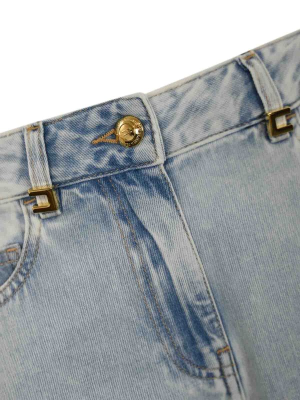 The Best Shops ELISABETTA FRANCHI: ブーツカットジーンズ - ブーツカットジーンズ - ブルー