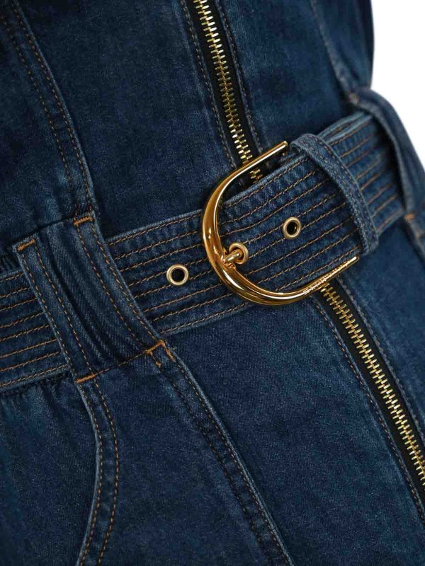 The Best Shops ELISABETTA FRANCHI: ジャンプスーツ - ジャンプスーツ - ミディアムウォッシュ