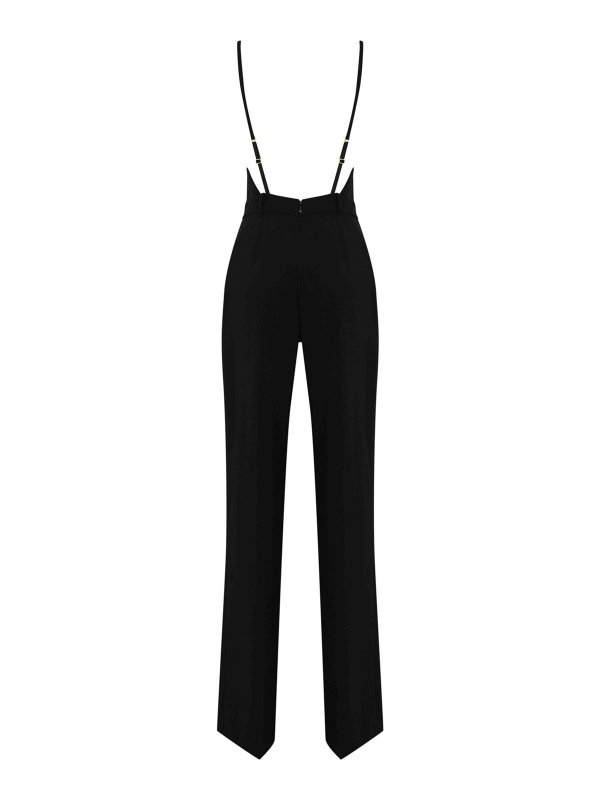 ELISABETTA FRANCHI: jumpsuits online - Lightweight Crepe Jumpsuit