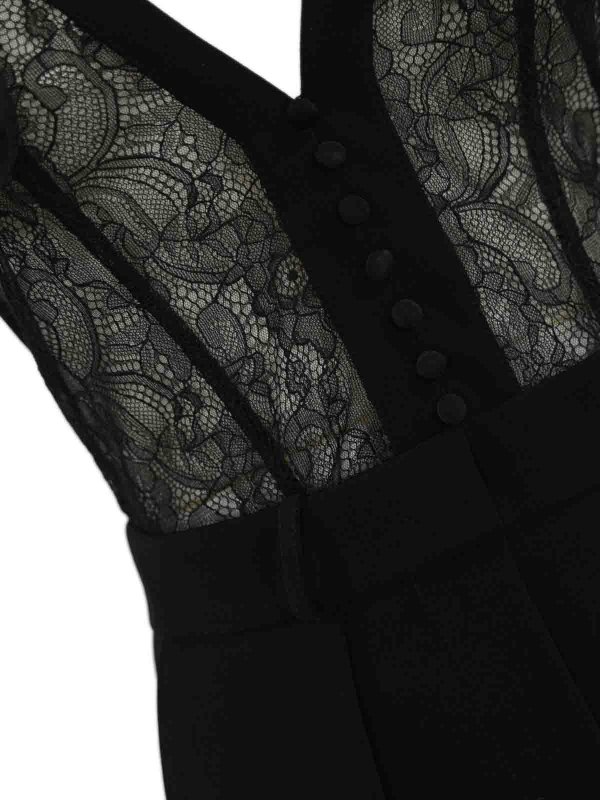 The Best Shops ELISABETTA FRANCHI: jumpsuits - Lightweight Crepe Jumpsuit