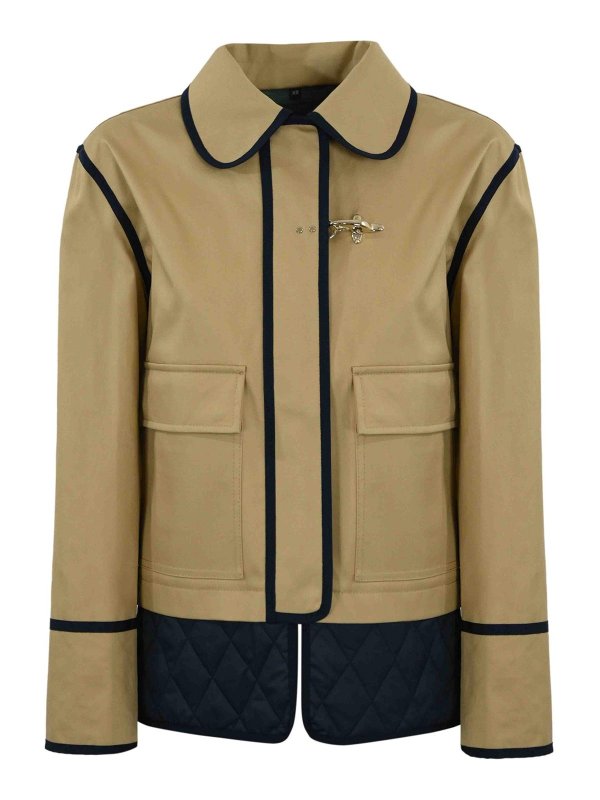 FAY: Capes & Ponchos - Cape - Beige