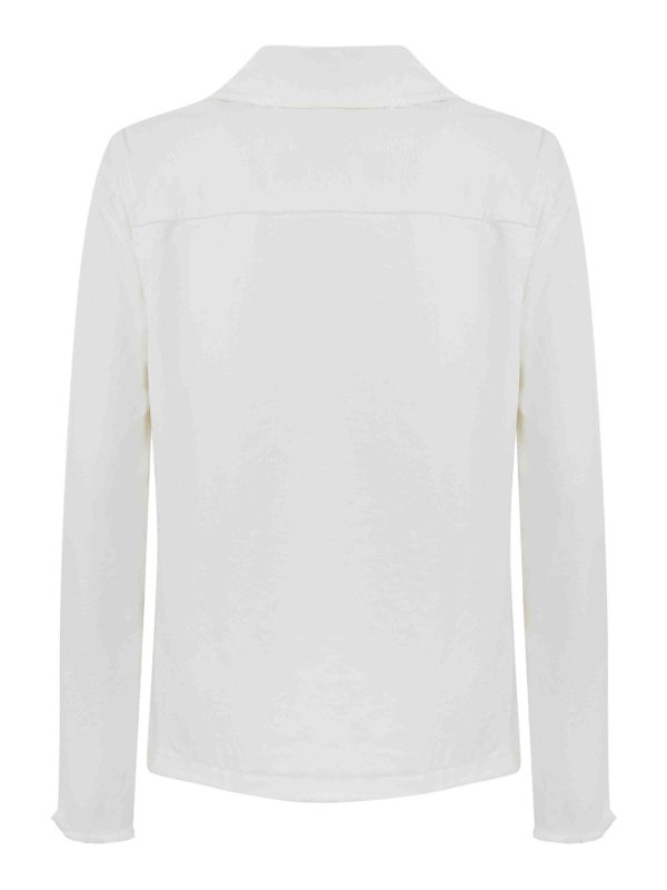 FAY: giacche casual online - Giacca da 3 gocce in twill di cotone bianco