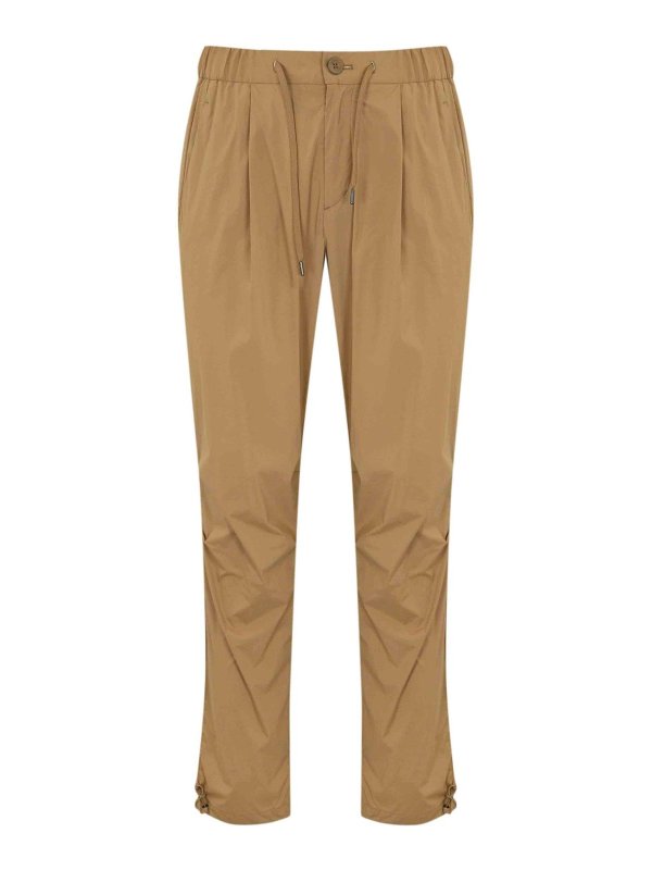 HERNO: casual trousers - Stretch Nylon Trousers