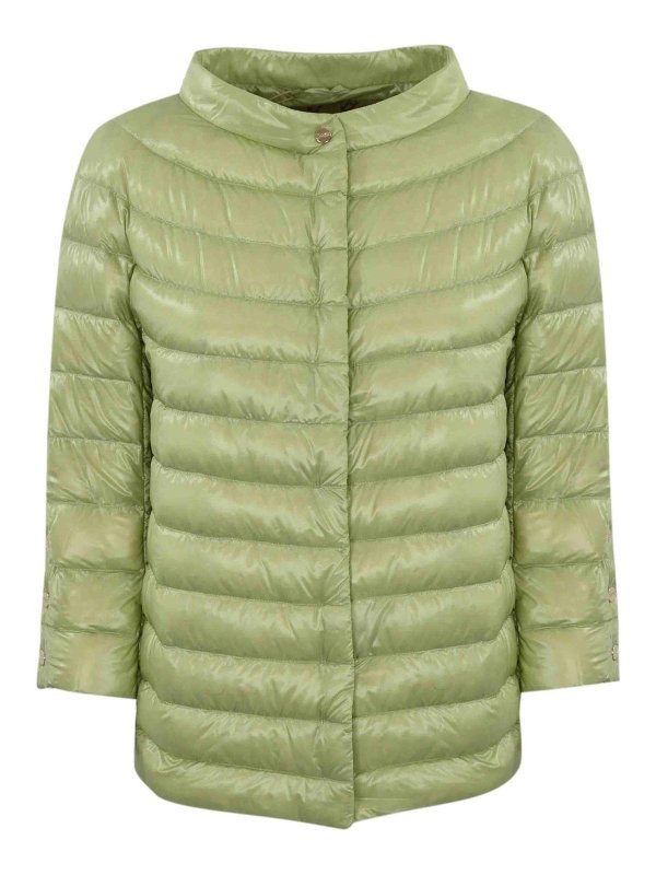 HERNO: Vestes-rembourrees - Blouson Rembourré - Vert