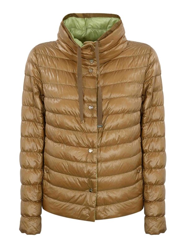 HERNO: Chaquetas y Chaquetones acolchados - Chaqueta Alcochada - Camel