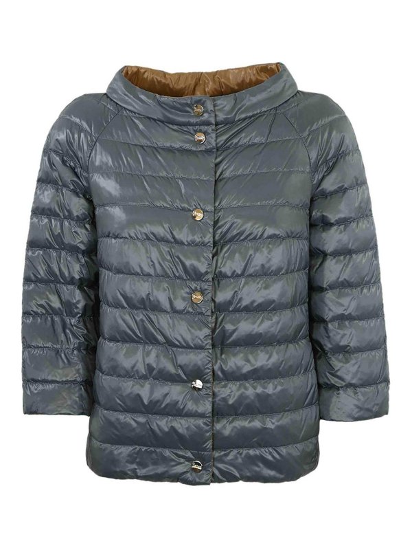 HERNO: Vestes-rembourrees - Blouson Rembourré - Bleu