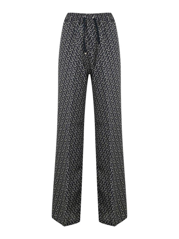 HERNO: pantaloni casual - Pantaloni di seta