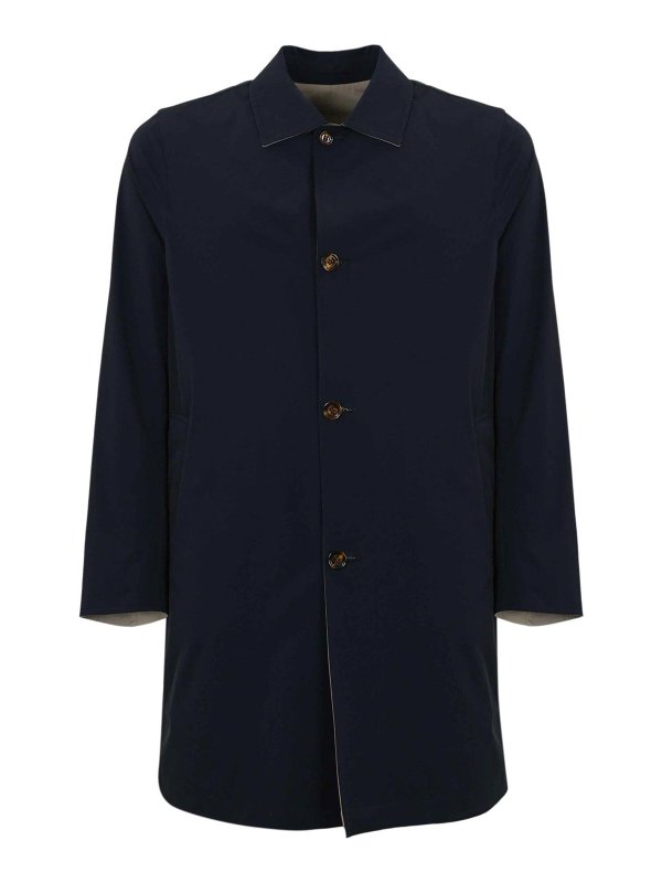 Kired: トレンチコート - トレンチコート - ブルー