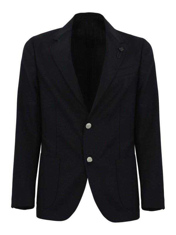 LARDINI: カジュアルジャケット - カジュアルジャケット - ブルー