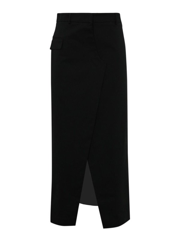 LIVIANA CONTI: Jupes midi et au genou - Jupe Midi - Noir