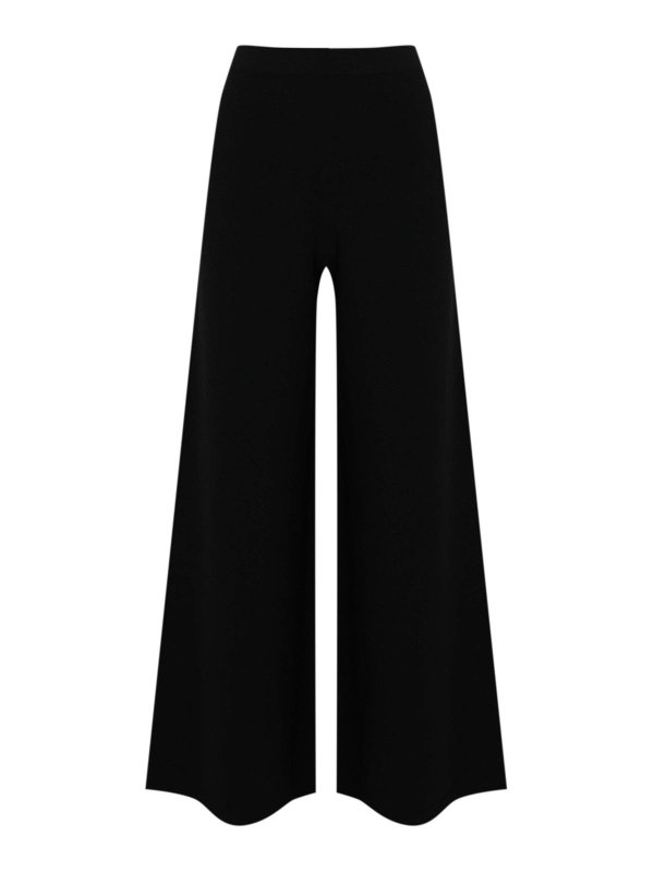 LIVIANA CONTI: カジュアルトラウザー - カジュアルパンツ - 黒